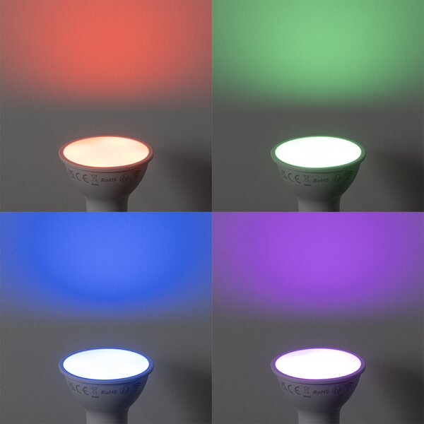 Sada 5 LED žiaroviek GU10 50 mm číra 4,7 W 400 lm 2200-2400 K