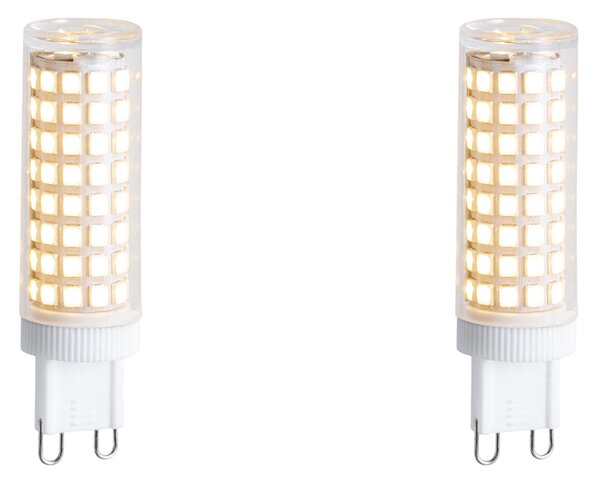 Sada 2 stmievateľných LED žiaroviek G9 5,5 W 500 lm 2700 K