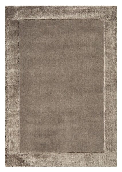 Hnedý ručne tkaný koberec s prímesou vlny 200x290 cm Ascot – Asiatic Carpets