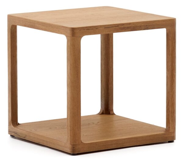 Odkladací stolík v dekore duba 50x50 cm Maymai – Kave Home