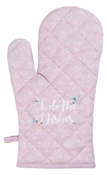 Clayre & Eef Chňapka You do Dishes pink - 16 * 30 cm