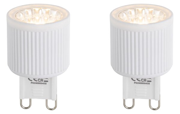 Sada 2ks G9 24mm stmievateľných LED žiaroviek 3W 300lm 2700K