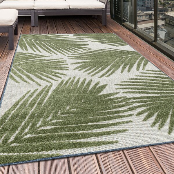 Ayyildiz, Kusový koberec Bahama 5155 Green – na von aj na doma, 80x250, zelená, chodba / predsieň