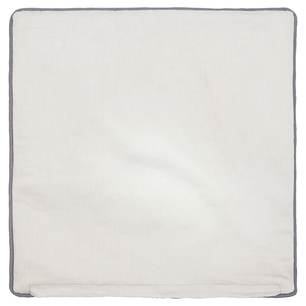 Vyšívaný poťah na vankúš Cindarella Pale Grey 40 × 40 cm