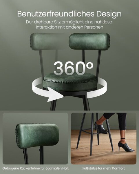 Set dvoch barových stoličiek EKHO LBC889C01