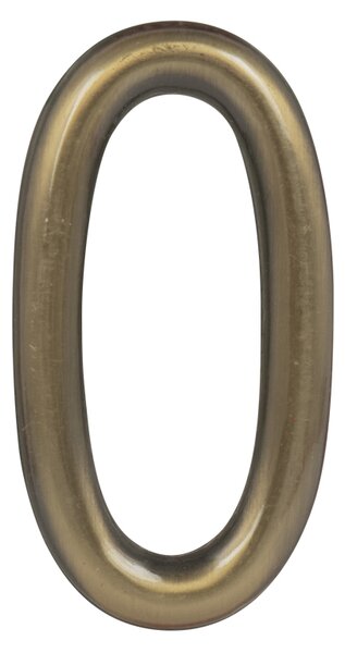 MP - DOMOVÁ ČÍSLICA "0" - 75 mm - nalepovacia