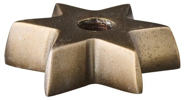 Svietnik na úzku sviečku Star-shaped