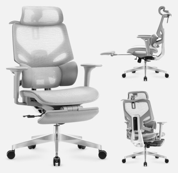 Kancelárska stolička Expert 8.7 Grey Mesh
