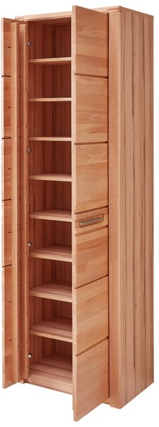 PREDSIEŇOVÁ SKRIŇA, farba buka, jadrový buk, 65/201/40 cm Linea Natura - Skrine, Online Only