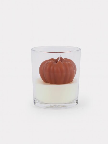 Sinsay - Vonná sviečka v skle Pumpkin Cream Brule - oranžová