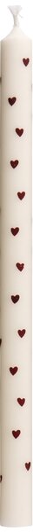 Sviečka Brown Hearts 20 cm