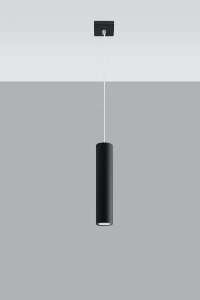 Sollux SL.0327 - Luster na lanku LAGOS 1 1xGU10/10W/230V čierna