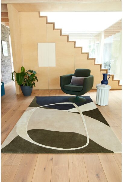 Zelený ručne tkaný vlnený koberec 200x300 cm Matrix – Asiatic Carpets