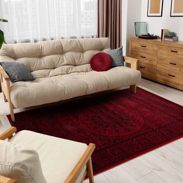 Dywany Łuszczów, Kusový koberec Orient 6039 vínový, 150x230, červená, kancelária