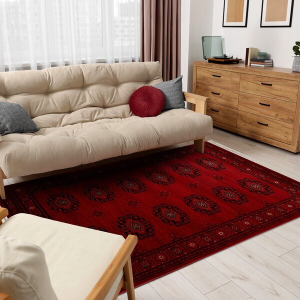 Dywany Łuszczów, Kusový koberec Orient 6871 vínový, 150x230, červená, kancelária