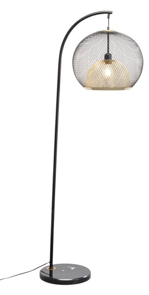 Grato stojacia lampa čierna 156 cm