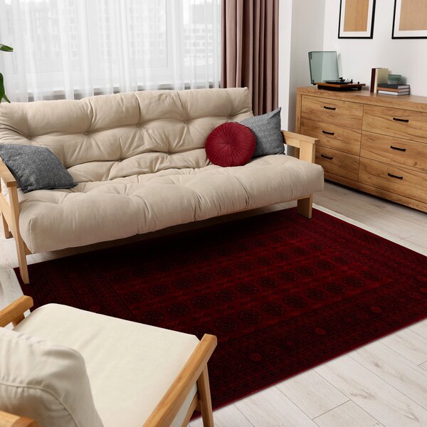 Dywany Łuszczów, Kusový koberec Orient 6889 vínový, 100x200, červená, kancelária
