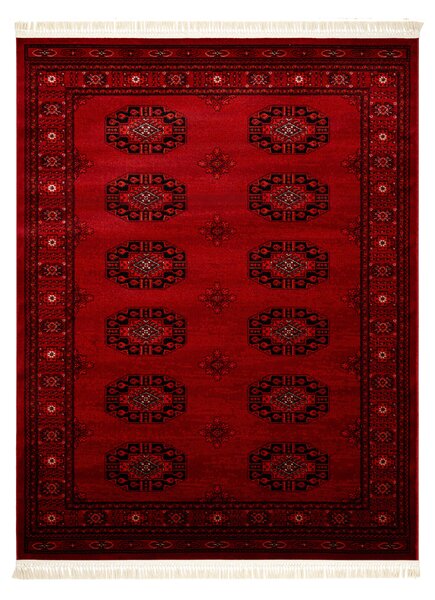 Dywany Łuszczów, Kusový koberec Orient 6871 vínový, 150x230, červená, kancelária