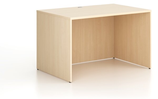 Kancelársky písací stôl FRAME, 120x80 cm, breza