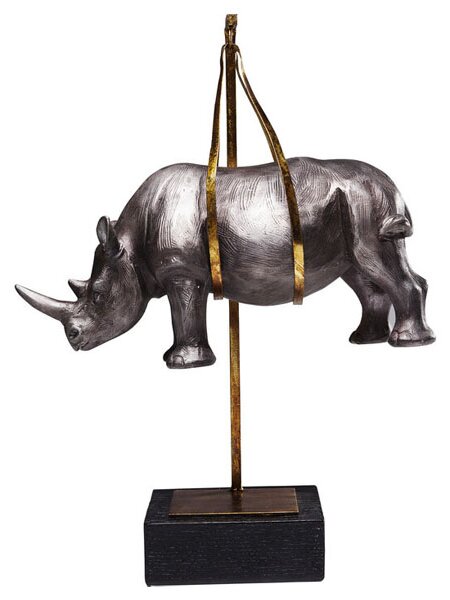 Hanging Rhino ťažidlo čierne/zlaté