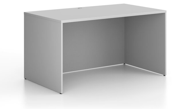 Kancelársky písací stôl FRAME, 140x80 cm, sivá