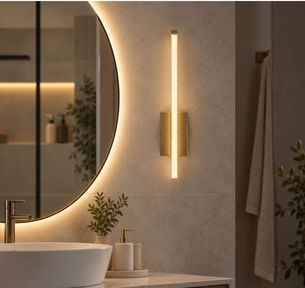 Rabalux 75089 - LED kúpeľňové nástenné svietidlo TILMANN 10W/230V 4000K IP44 zlatá