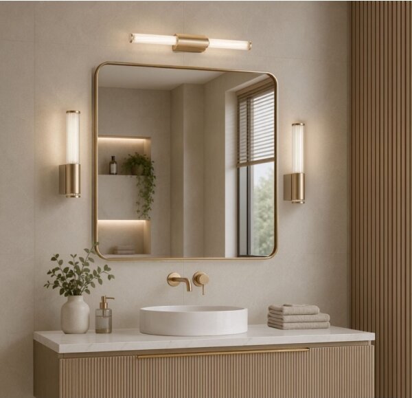 Rabalux 75106 - LED Kúpeľňové nástenné svietidlo CALYN LED/6W/230V IP44 zlatá