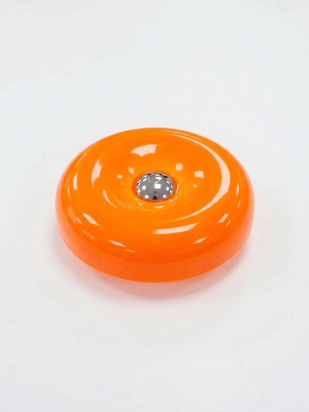 Sinsay - LED stolová lampa v tvare donutu - oranžová