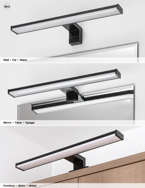 Rabalux 75112 - LED kúpeľňové osvetlenie zrkadla SEYRA LED/8W/230V IP44 40 cm