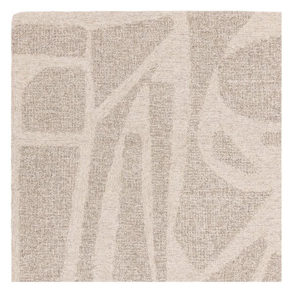 Krémovobiely ručne tkaný vlnený koberec 120x170 cm Loxley – Asiatic Carpets