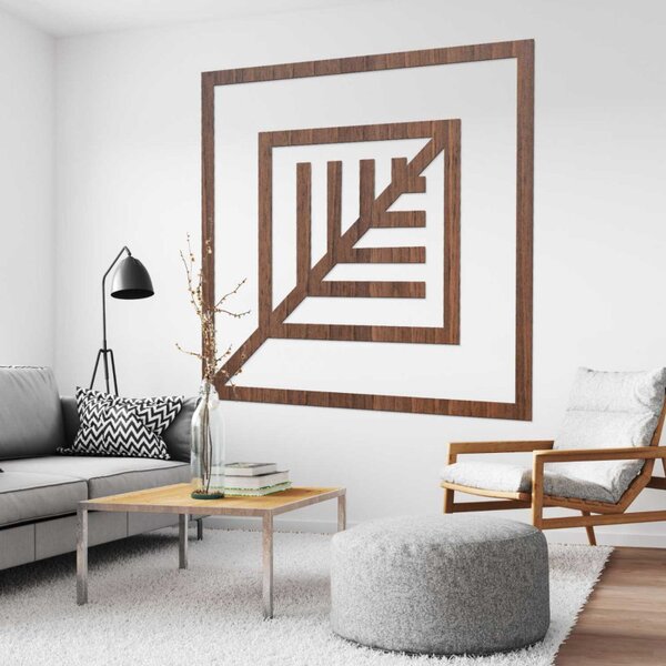 Geometrická drevená dekorácia na stenu – Moderný dizajn | SENTOP HDF0397-B