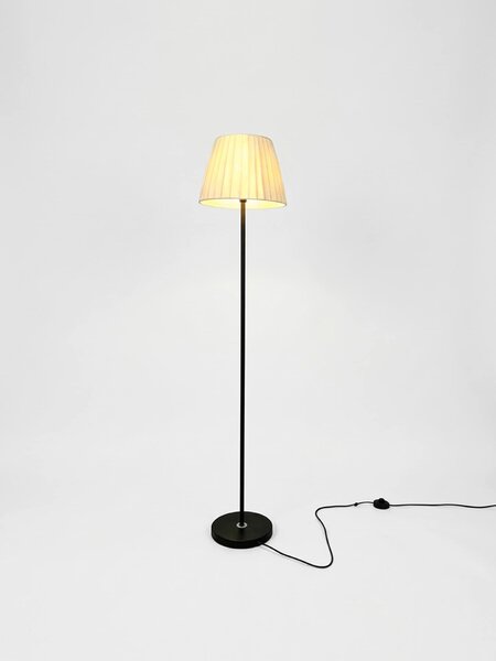 Sinsay - Stojaca lampa s látkovým tienidlom - krémová