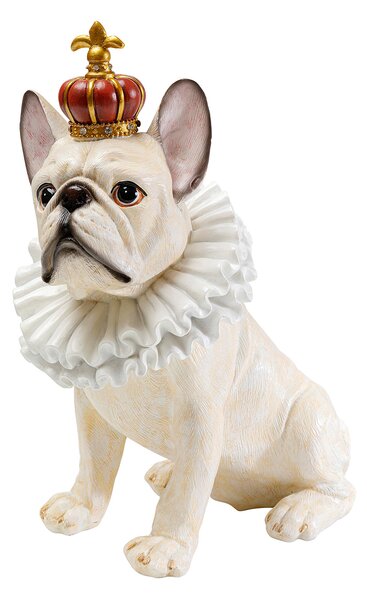 King Dog dekorácia biela 33 cm