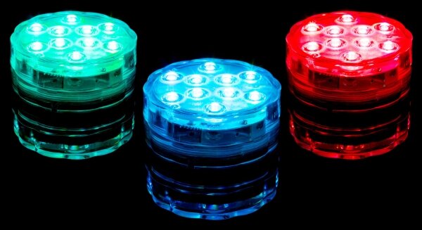 LED Stmievateľné osvetlenie do bazéna LED/3xAAA IP68 + diaľkové ovládanie