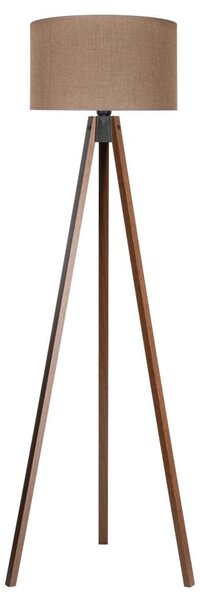 Duolla - Stojacia lampa 1xE27/60W/230V pr. 44 cm hnedá/wenge