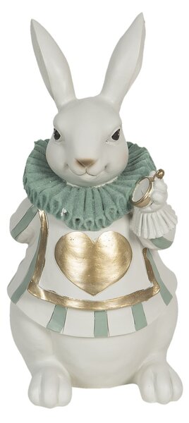 Dekorácie králika so zlatým srdiečkom - 17 * 14 * 33 cm