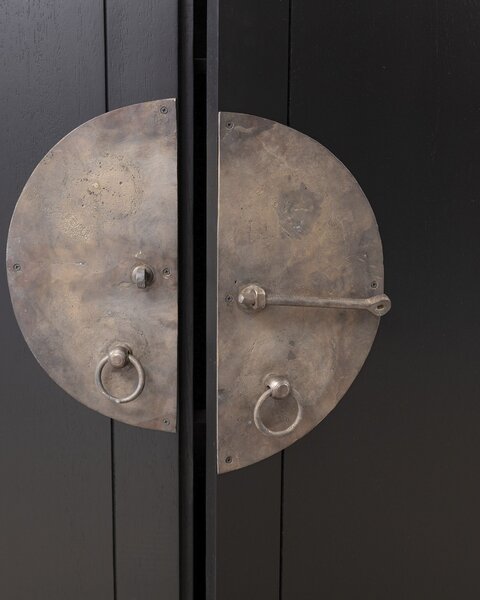Kredenc Modern 104 x 56 x 170 cm black