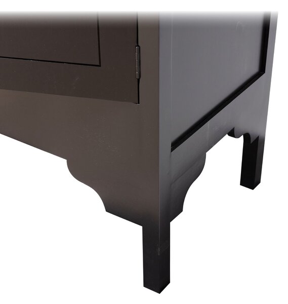 Kredenc Modern 104 x 56 x 170 cm black