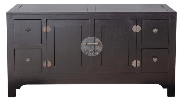 Komoda Modern 137 x 45x 76 cm black