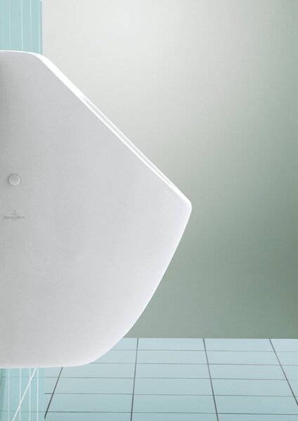 Villeroy & Boch Subway - Pisoár bez poklopu, so skrytým prívodom vody, alpská biela CeramicPlus 751300R1