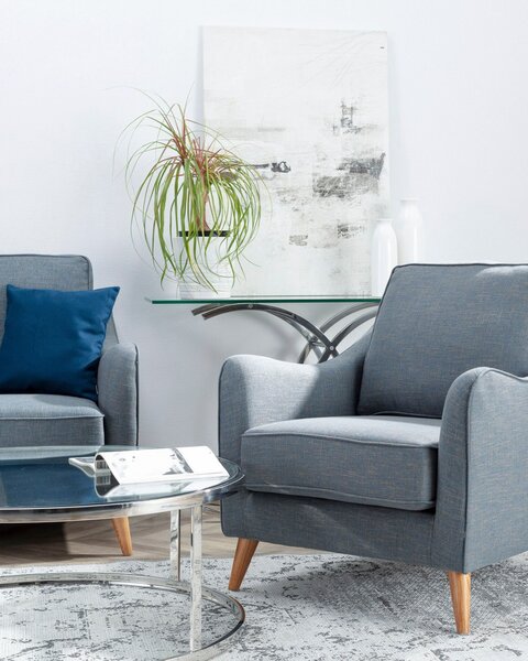 Kreslo Venuste denim blue/brown