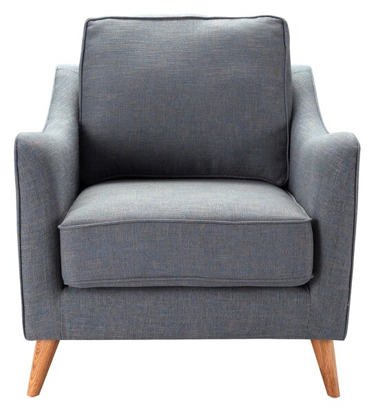 Kreslo Venuste denim blue/brown