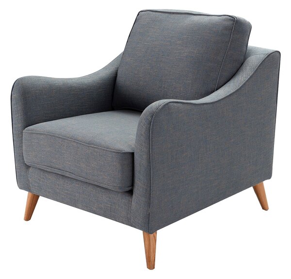 Kreslo Venuste denim blue/brown