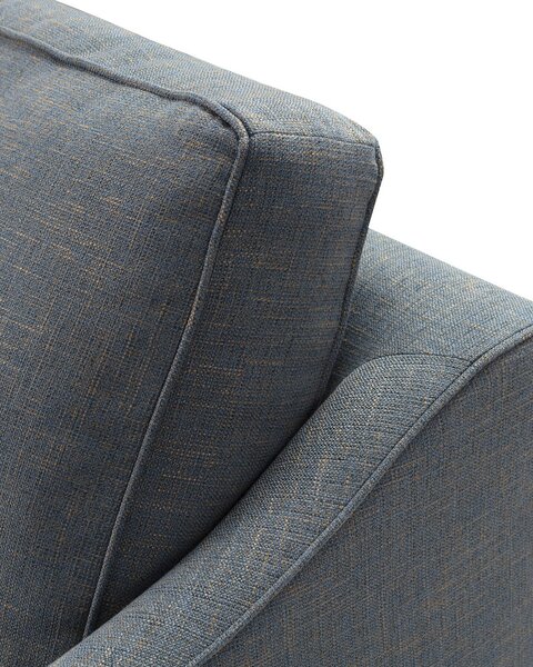 Kreslo Venuste denim blue/brown