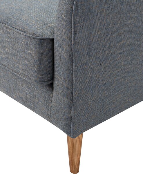 Kreslo Venuste denim blue/brown