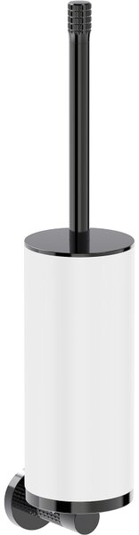 Mexen Triv, závesná WC kefa, čierno/biela chrómová, čierna / biela, 70A33071-73W