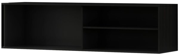 Závesný televízny stolík PHAEDRA - čierny / dub artisan
