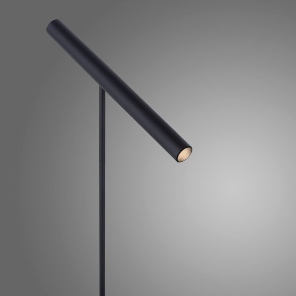 Stolové Lampa PURE, Pure Tutua, stmievateľné, Čierna, Obývacia izba, Kov, Moderný