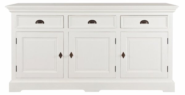 Komoda Dorothee 6 zásuviek, white&natural
