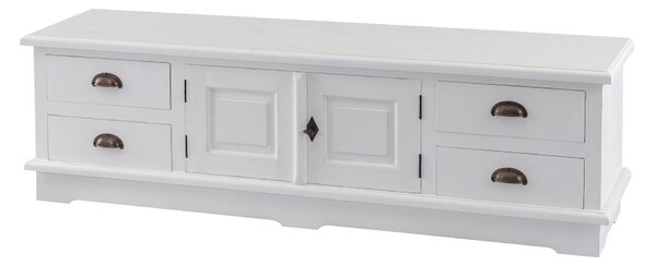 RTV skrinka Brighton 160 x 40 x 50 cm white